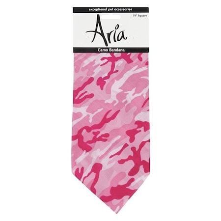 Petedge Aria Camo Bandanas for Dogs; Pink DT4440 75